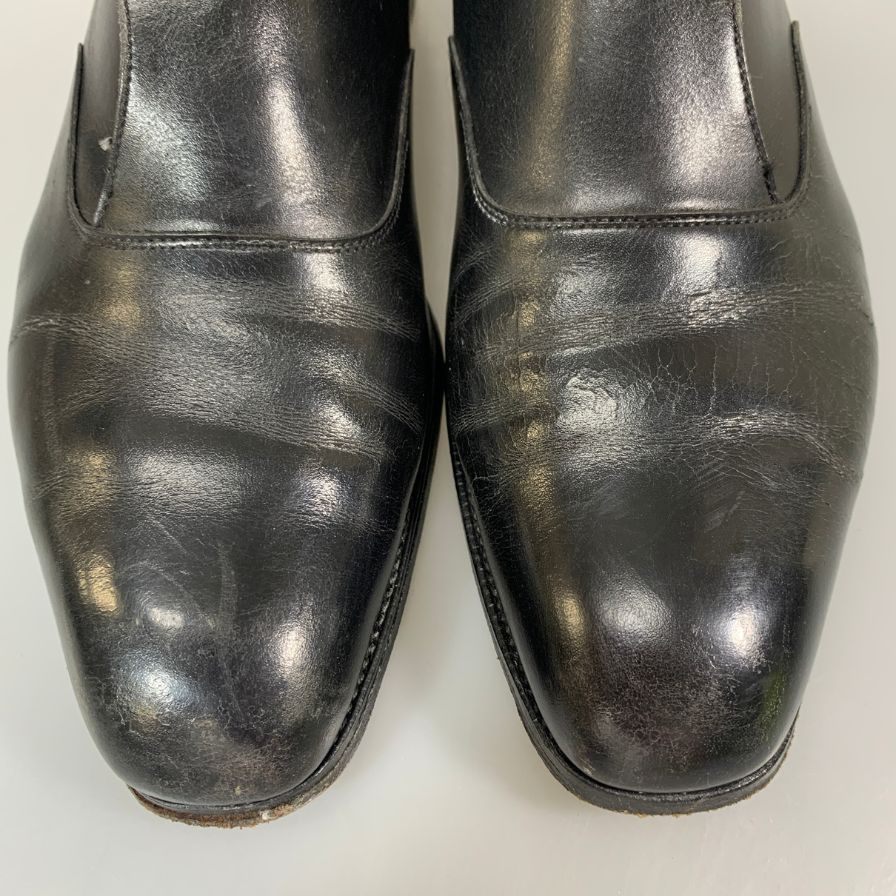 エドワードグリーン オウンドル シングルモンク ブラック 888ラストサイズUK6E メンズ EDWARD GREEN 約25.0cm【YB3】