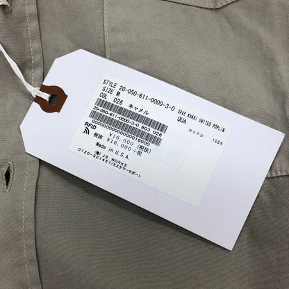 新品同様◆セーブカーキユナイテッド ワークシャツ ベージュ系 Mサイズ SAVE KHAKI UNITED 【AFB1】