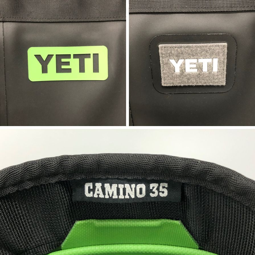 イエティ トートバッグ PVC 防水 手持ち バッグ 2トーン ブラック グリーン YETI CAMINO 35【AFE8】