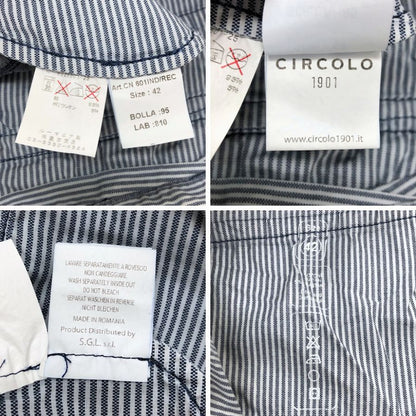 チルコロ  1901 デニムパンツ コットン ポリウレタン ブルー系 メンズ サイズ42 CIRCOLO 1901 【AFB33】