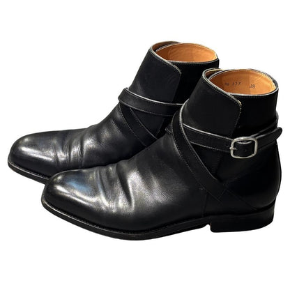 フラテッリ ジャコメッティ ジョッパーブーツ FG337 カーフ ブラック サイズ39 メンズ F.LLI GIACOMETTI ブーツ 約24.0cm【LA】【中古】
