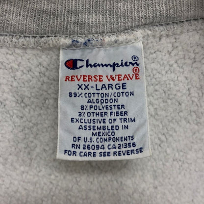 中古◆チャンピオン リバースウィーブ 90S スウェット PENN グレー メンズ サイズXXL Champion REVERSE WEAVE 【AFB38】