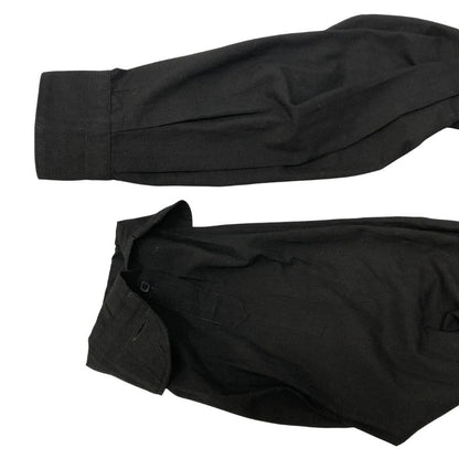 極美品◆コモリ 26SS コモリシャツ KHADI コットン ブラック メンズ サイズ2 D01-02010 COMOLI 【AFB13】