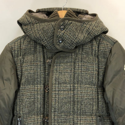 美品◆モンクレール ダウンジャケット モブージュ カモフラ メンズ カーキ サイズ0 MONCLER MAUBEUGE 【AFA5】