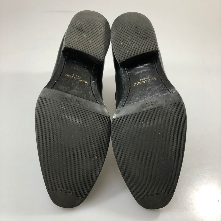 サンローラン ジョッパーブーツ 443200 エディ期 カーフ ブラック サイズ42 メンズ SAINT LAURENT 約27.0cm【AFC47】