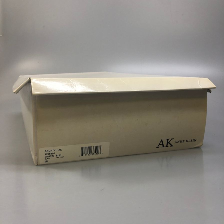 アンクライン ロング ブーツ レザー レディースサイズ 9   ブラック ANNE KLEIN 約26.0cm【AFD9-2】