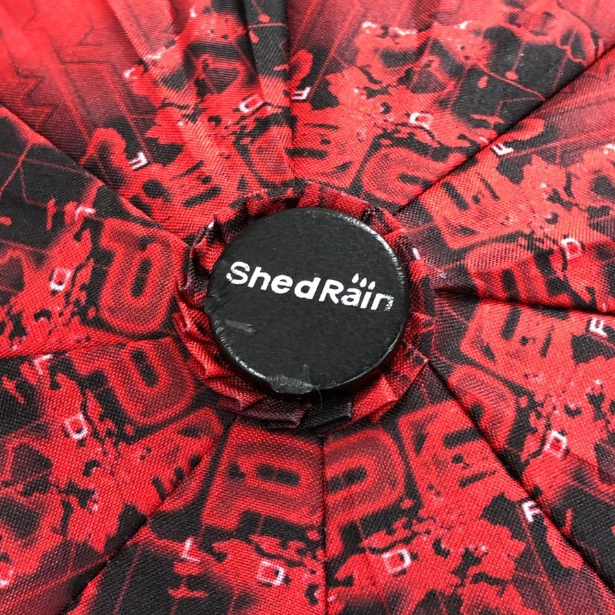 シュプリーム 18SS 折りたたみ傘 ShedRain World Famous Umbrella  ユニセックス レッド Supreme【AFI22】【中古】