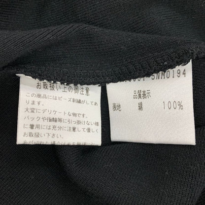 中古■フォクシー 綿100%カットソー ブラック サイズ40 FOXEY 【AFB4】