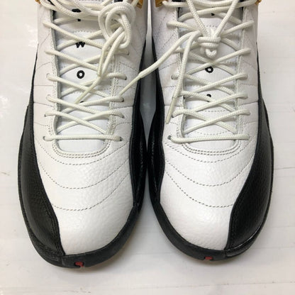 ナイキ スニーカー エアジョーダン 12 レトロ タクシー ホワイト／ブラック 130690-125 メンズ 28cm NIKE AIR JORDAN 12 RETRO TAXI 約28.0cm【YB5】