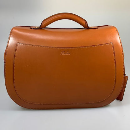 いたがき ショルダーバッグ 鞍 ラージ Kura Shoulder Bag Large ブラウン メンズ ITAGAKI【AFE8】