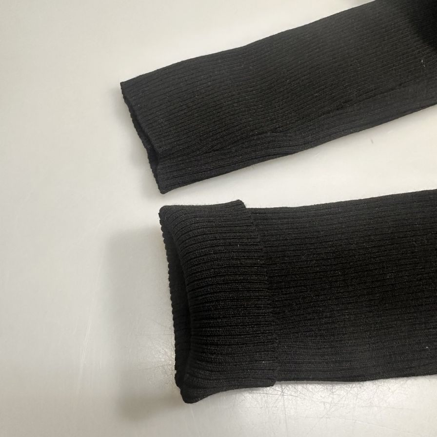 極美品◆アニュアンス 長袖トップス ブラック レディース サイズF ANUANS 【AFB9】