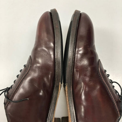 ジョンストン＆マーフィー レザーシューズ プレーントゥ 38878 サイズUS9D ボルドー Johnston and Murphy 約27.0cm【AFC28】