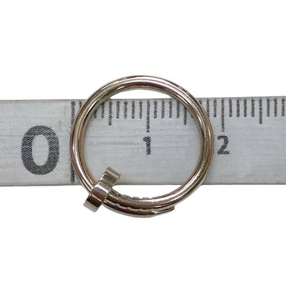 カルティエ リング ジュスト アンクル プラチナ AU750 レディース シルバー サイズ46  Cartier