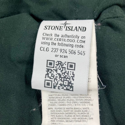 美品◆ストーンアイランド ダウンジャケット MICRO REPS DOWN メンズ カーキ系 サイズ3XL STONE ISLAND 【AFA6】