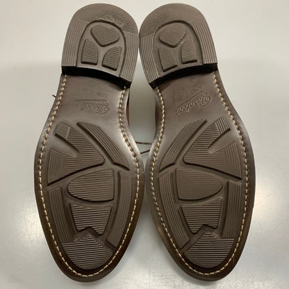 パラブーツ レザーシューズ セビーニュ シボ革 サイズUK6.5 ブラウン PRABOOT ビジネスシューズ 約25.5cm【LA】【中古】