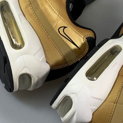 ナイキ ローカットスニーカー エアマックス 95 プレミアム クイックストライク ゴールド メンズ サイズ27.5cm NIKE AIR MAX 95 PREMIUM QS 約27.5cm【AFD15】
