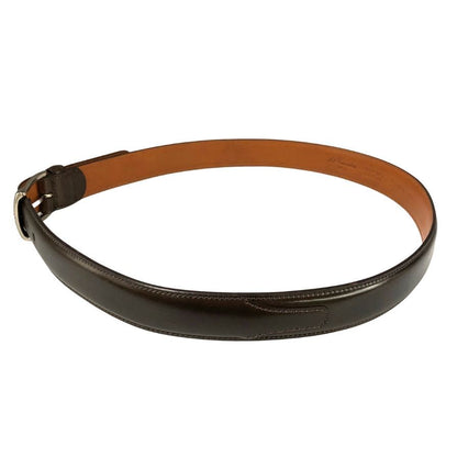 KTルイストン レザーベルト シェルコードバン 30mm 日本製 本革 ブラウン メンズ サイズ36/90 K.T.Lewiston【AFI4】