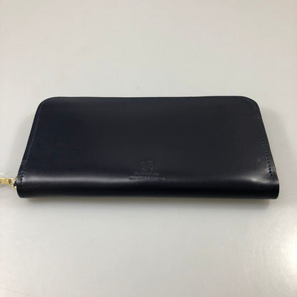 グレンロイヤル 長財布 ラウンドジップ レザー ブラック ゴールド金具 GLENROYAL【AFI1】