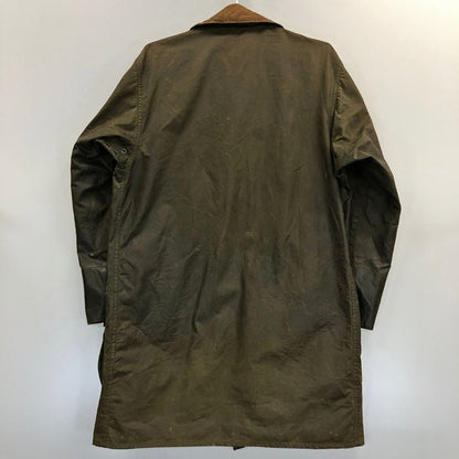 中古■バブアー ボーダー 2ワラント オイルドジャケット YKKジップ メンズ サイズC36 カーキ barbour 【AFA3】