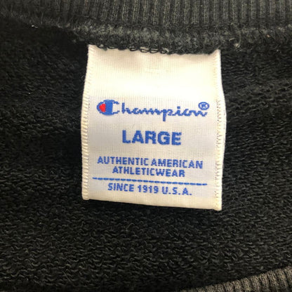 中古◆チャンピオン スウェット PORT LAND ブラック メンズ サイズL Champion 【AFB11】