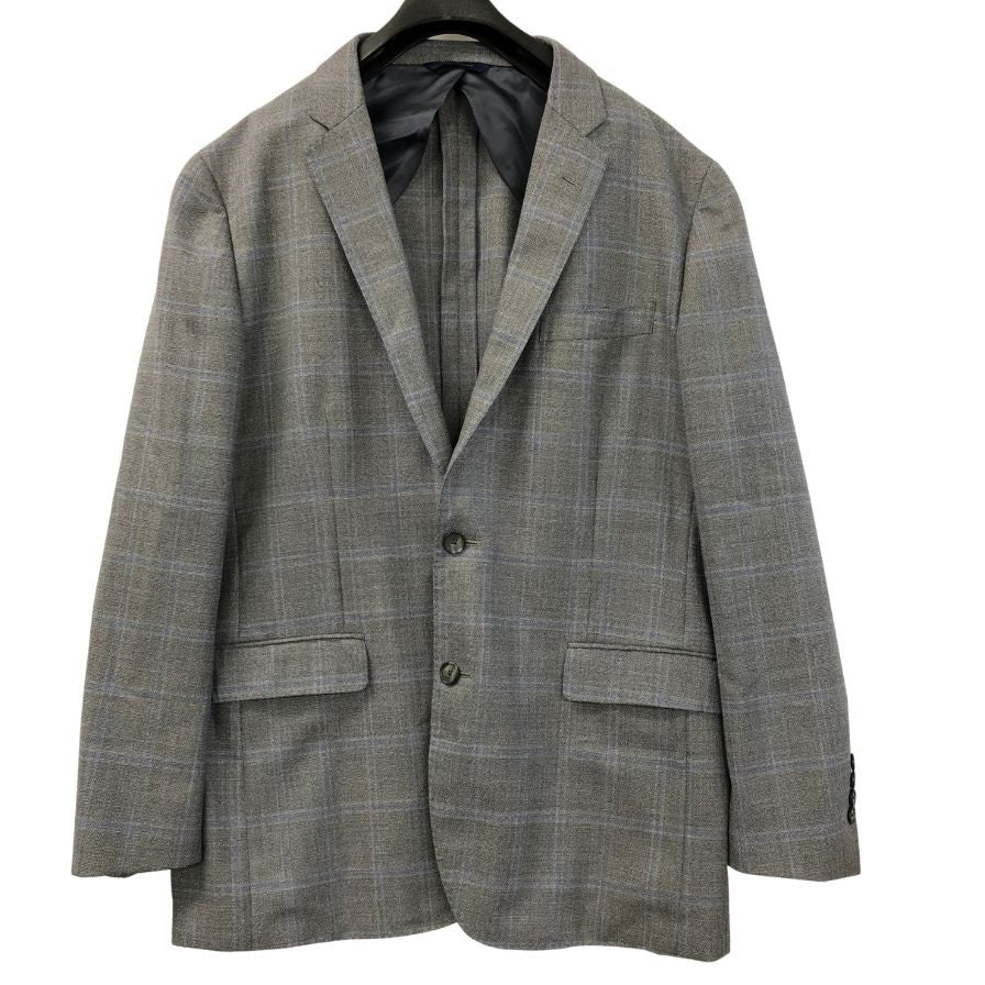 美品◆ブルックス ブラザーズ テーラードジャケット シングル グレー チェック柄 MILANO サイズ44 メンズ Brooks Brothers 【AFA16】