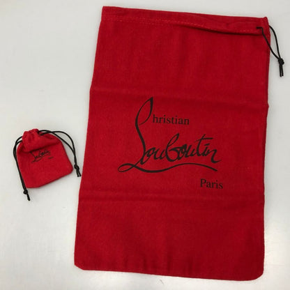 クリスチャン ルブタン パンプス パテントレザー ソーケイト ポインテッドトゥ ブラック レディース サイズ34 Christian Louboutin 約20.5cm【AFD15-2】