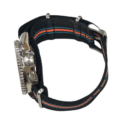 セイコー バンフォード コラボ 腕時計 自動巻 5スポーツ SBSA315 シルバー 青文字盤 SEIKO BAMFORD【AFI5】