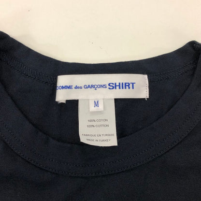 美品◆コムデギャルソン シャツ  Tシャツ フォーエバー ネイビー コットン サイズM COMME des GARCONS 【AFB44】