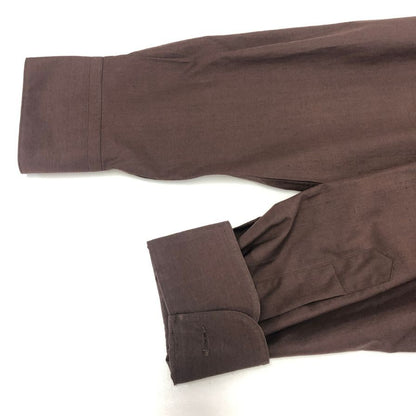 極美品◆マーカウェア ドレスシャツ  A26B02SH01C ブラウン メンズ サイズ2 MARKAWARE 【AFB15】