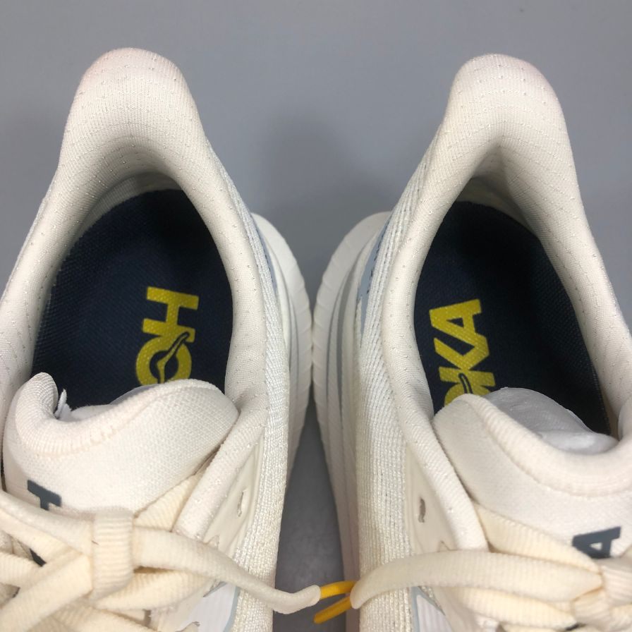 ホカオネオネ ランニングシューズ マッハ X3 ホワイト メンズ 26.5㎝ HOKA ONE ONE【AFC8】【中古】