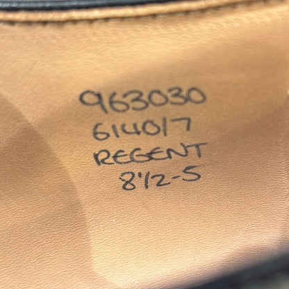 トリッカーズ レザーシューズ リージェント ストレートチップ カーフ ブラック サイズ8.5 メンズ Tricker's ビジネスシューズ 約27.0cm【LA】【中古】