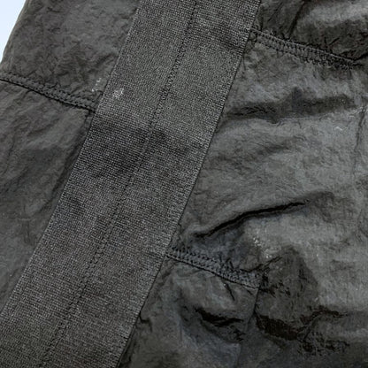 ストーンアイランド サイドロゴ ナイロン トレーニングパンツ 811530919 メンズ サイズ30 ブラック STONE ISLAND 【AFB6】