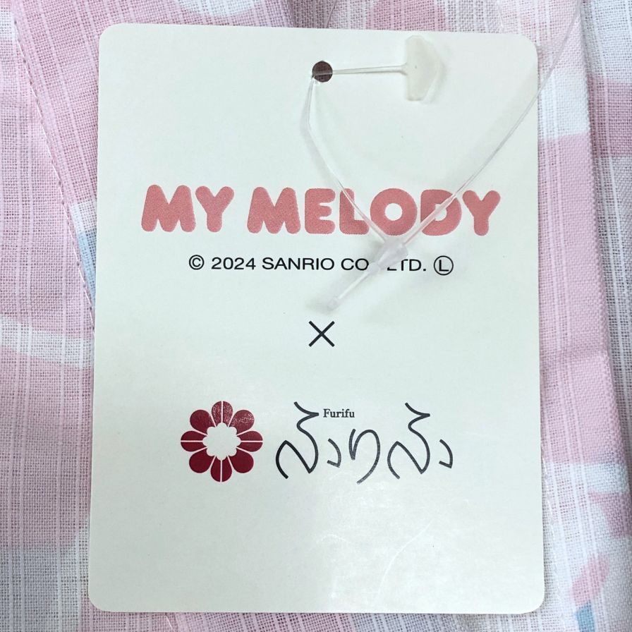ふりふ 浴衣 サンリオ マイメロディ サイズ110 レディース キッズ ピンク系【AFB38】【中古】