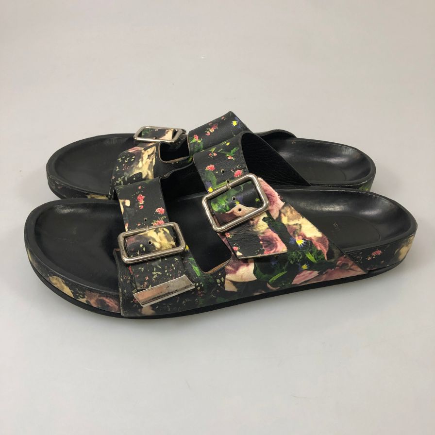 ジバンシー サンダル フラワー柄 レディース サイズ39 GIVENCHY 約25.0cm【YB3】