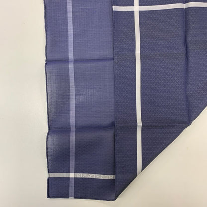 エルメス ハンカチ コットン100% ネイビー レディース HERMES【AFI13】【中古】