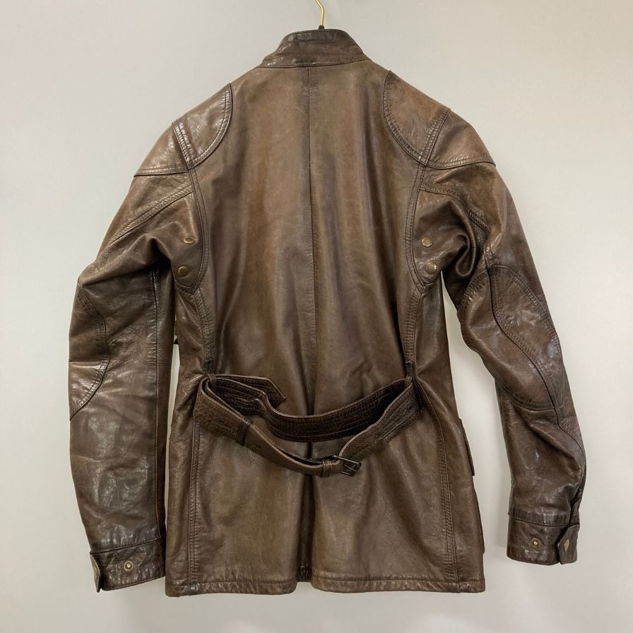 中古◆ベルスタッフ トライアルマスター ゴールドラベル パンサージャケット ブラウン メンズ サイズ42 Belstaff Trialmaster Panther Jacket 【AFF19】