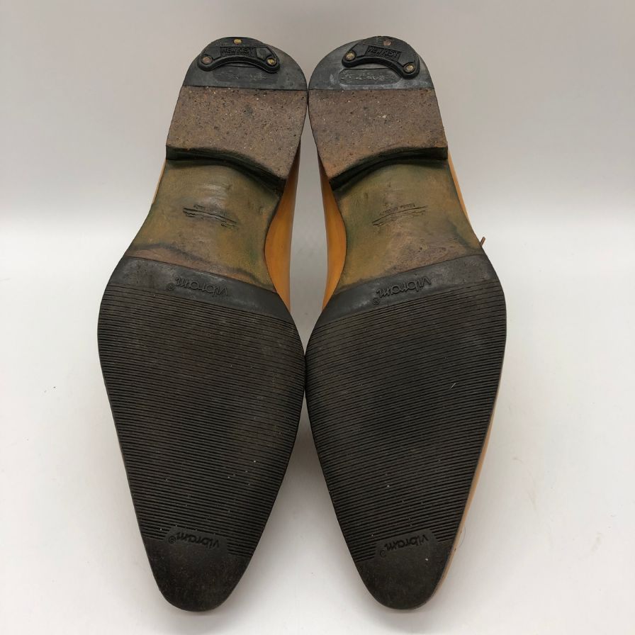 サントーニ  レザーシューズ 7113 110  ライトブラウン メンズ  サイズ6.5 SANTONI 約25.5cm【AFC47】