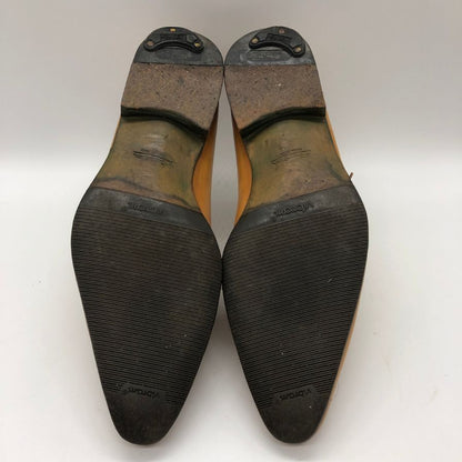 サントーニ  レザーシューズ 7113 110  ライトブラウン メンズ  サイズ6.5 SANTONI 約25.5cm【AFC47】