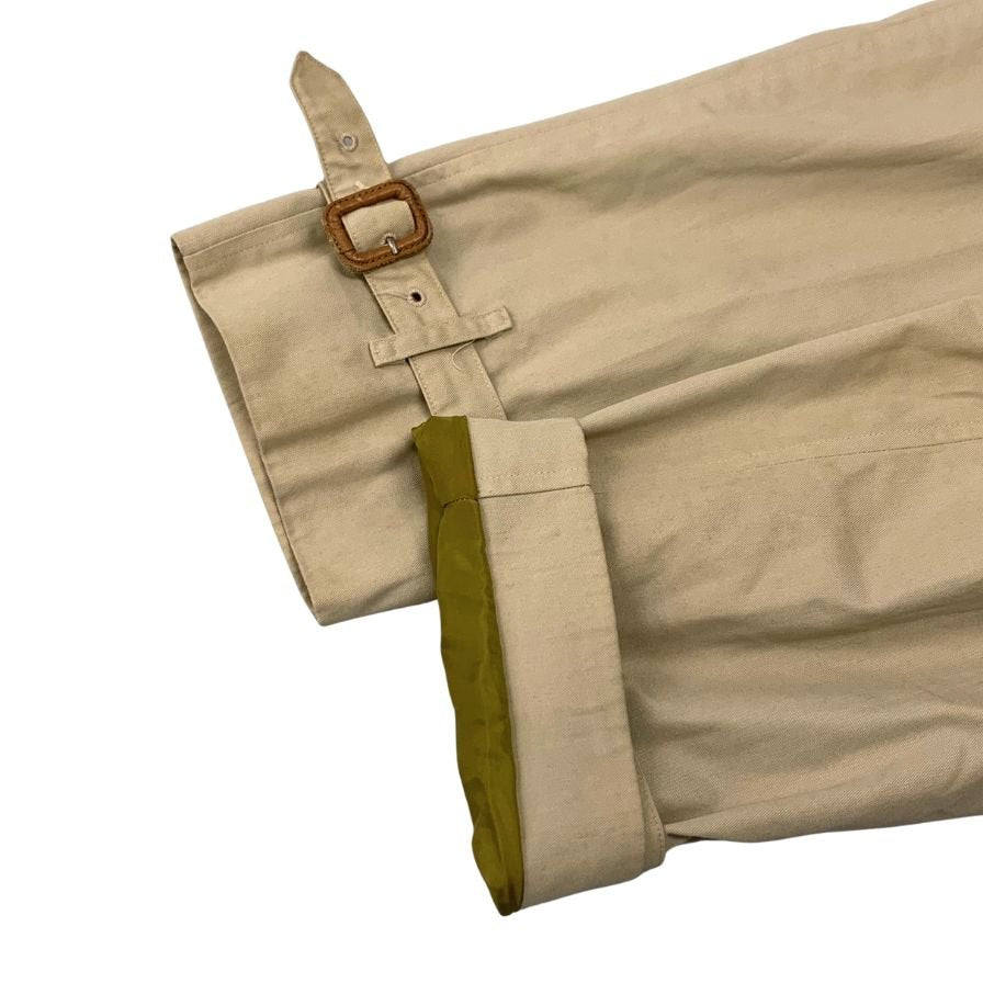 中古■バーバリー バルカラーコート 旧タグ 90S イングランド製 ベージュ メンズ サイズ48 Burberry 【AFA3】