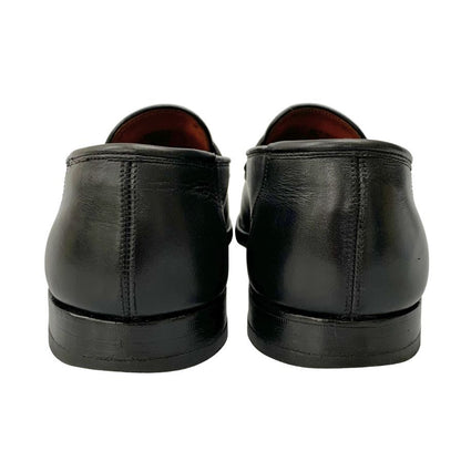 ジョンロブ レザーシューズ ローファー アシュレイ 4596ラスト ブラック メンズ サイズUK7E JOHNLOBB ASHLEY ローファー 約25.5cm【LA】【中古】