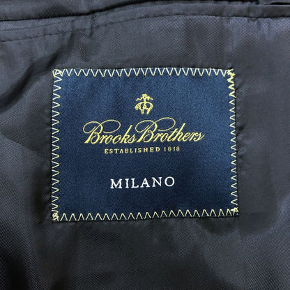極美品◆ブルックスブラザーズ テーラードジャケット ハリスツイード  ウール メンズ ネイビー系 サイズ38S BROOKS BROTHERS 【AFB28】