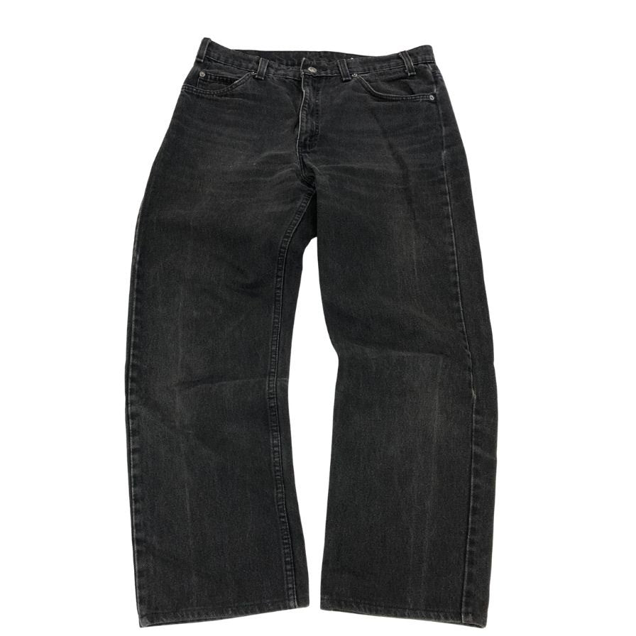 リーバイス デニム 505 90S ボタン裏554 オレンジタブ ブラック メンズ サイズ W34 L34 LEVI’S 【AFB41】