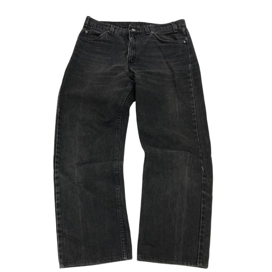 リーバイス デニム 505 90S ボタン裏554 オレンジタブ ブラック メンズ サイズ W34 L34 LEVI’S 【AFB41】