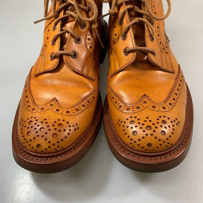 トリッカーズ M2508 カントリーブーツ カーフ メンズ エイコンアンティーク サイズUK9.5 Tricker's 約28.0cm【AFC31】