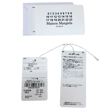 メゾンマルジェラ マネークリップ レザー 二つ折り財布 4ステッチ 小銭入れ 札 SA1UI0018 ブラック Maison Margiela【AFI11】