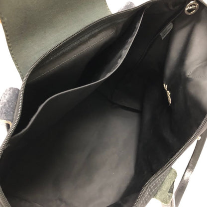 ロンシャン トートバッグ 折り畳み式 ナイロン×レザー ブラック レディース LONGCHAMP【AFE6】