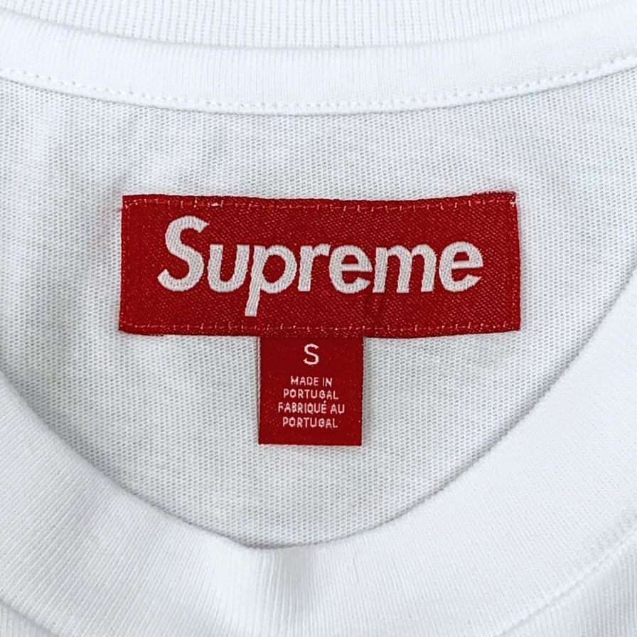新品同様◆シュプリーム ミニボックス ロゴロンT 25ss メンズ ホワイト サイズS  Supreme 【AFB28】