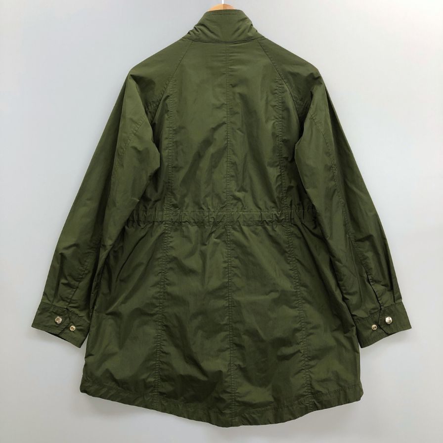 極美品◆ウールリッチ ウーレンミルズ ナイロンコート カーキ レディース サイズS WOOLRICH WOOLEN MILLS 【AFB5】