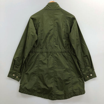 極美品◆ウールリッチ ウーレンミルズ ナイロンコート カーキ レディース サイズS WOOLRICH WOOLEN MILLS 【AFB5】