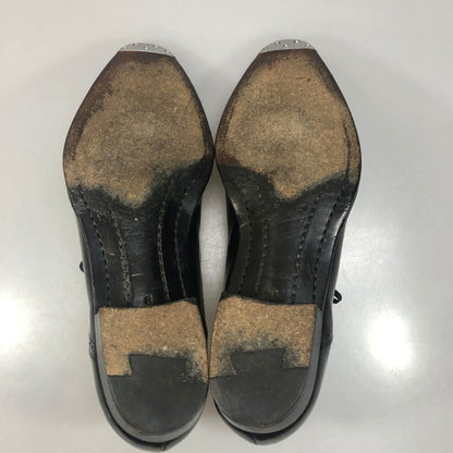 シェットランド フォックス パンチドキャップ 123F メンズ ブラック サイズ 8 SHETLANDFOX 約26.0cm【AFD2】